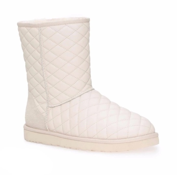 UGG Shoes - UGG Classic Quilted Boots Shearling Women’s Size 7
